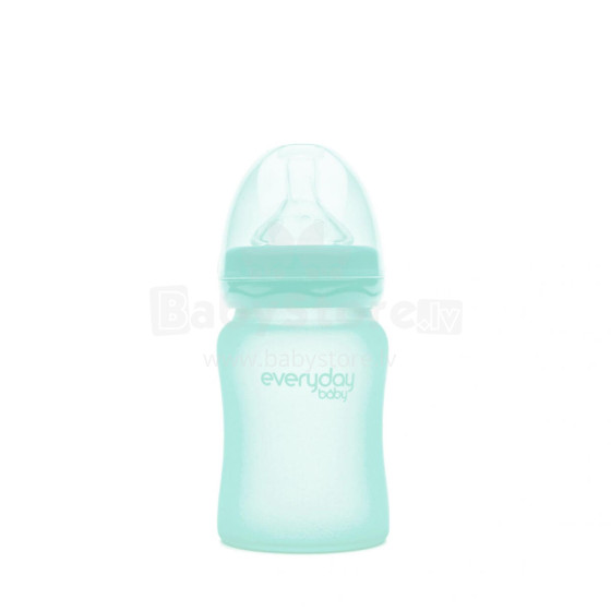 EVERYDAY BABY stiklinis buteliukas 150ml 0+ Mint Green 10207