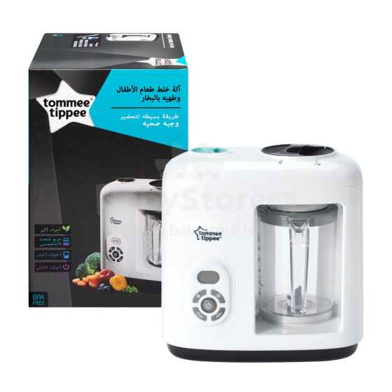 TOMMEE TIPPEE baby food steamer and blender 3in1, 440065