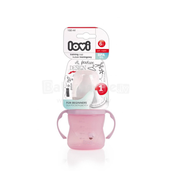 LOVI training cup 150 ml Retro pink 35/300