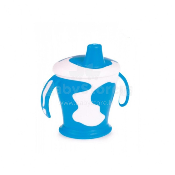 CANPOL BABIES non spill cup with handle Cow, 250ml, 31/404 blue