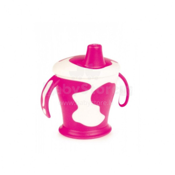 CANPOL BABIES non spill cup with handle Cow, 250ml, 31/404 pink