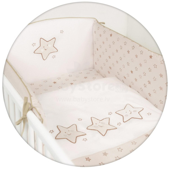 CEBA bedding set 3 pcs Stars Beige