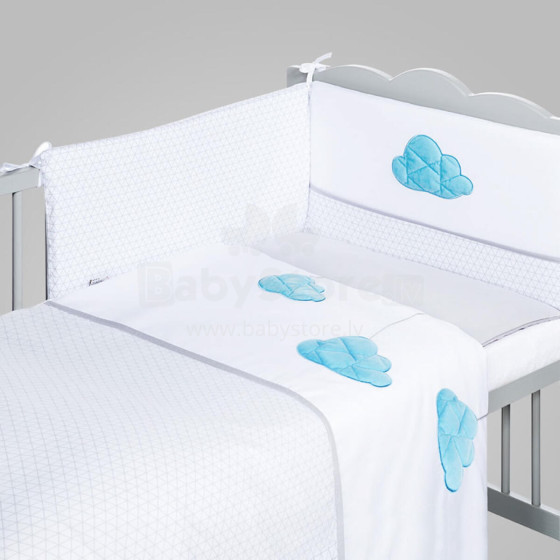 KLUPŚ cot bedding 3 pcs. Clouds H248