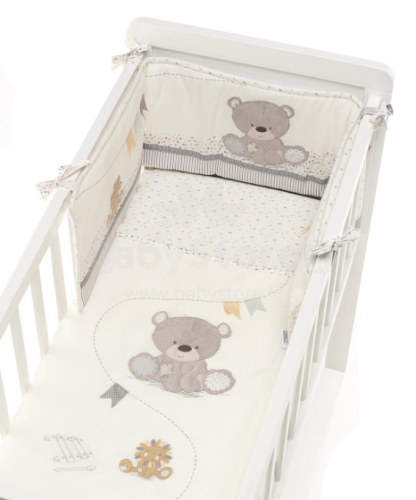 MOTHERCARE 3 dalių patalynės užvalkalų komplektas Teddys Toy Box GA513