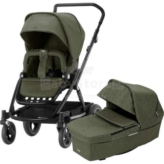 BRITAX stroller GO NEXT² BLACK  & PRAMBODY Olive Melange 2000029408