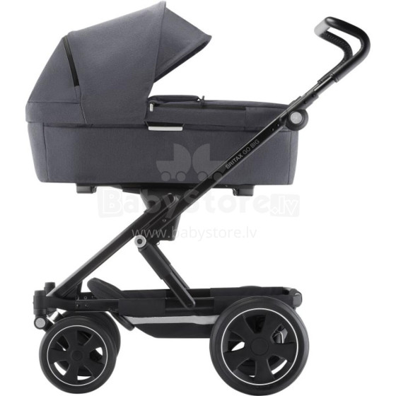 BRITAX Ratiņi GO BIG² MATTE BLACK Graphite Melange 2000027973