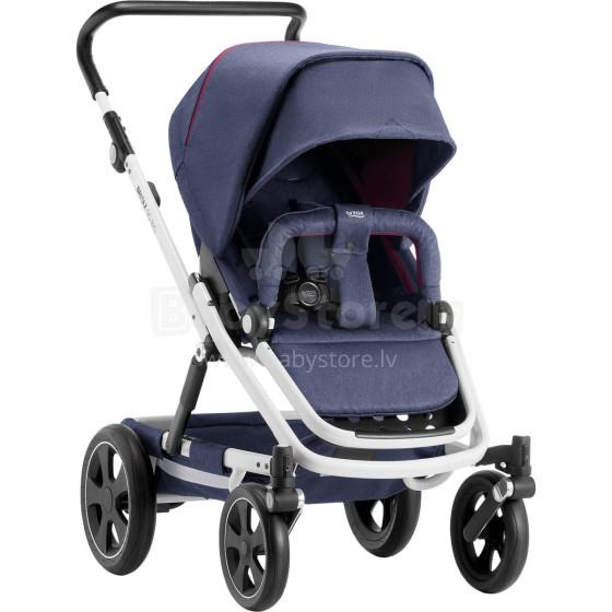 BRITAX vežimėlis GO BIG² WHITE Oxford Navy 2000027975