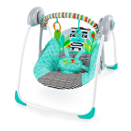 BRIGHT STARTS portable swings Zig Zag Zebra™