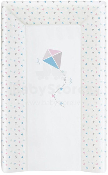 CEBA changing mat with a bolster 50x70 Kite Blue-pink