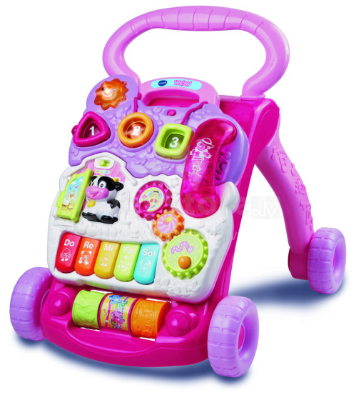 VTECH bērnu Staigulis (LV) rozā, 80-077084