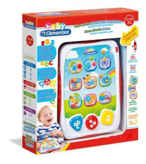 CLEMENTONI educational toy MY FIRST TABLET (LT+LV), 60491