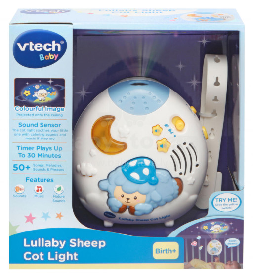 VTECH projektorius su muzika Lullaby sheep, 80-508703