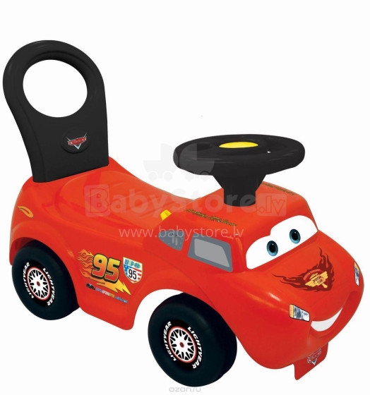 KIDDIELAND mašinėlė paspirtukas Light N' Sound Lightning McQueen, 126723