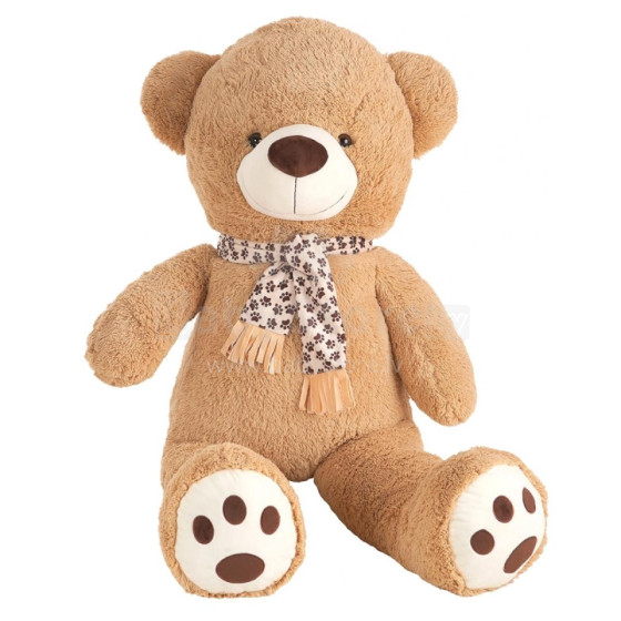 LLOPIS plush bear with scarf 60 cm, asort., 10390