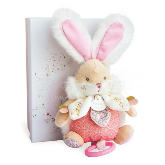 DOUDOU ET COMPAGNIE  plush toy with music Lapin De Sucre 20 cm, DC3492