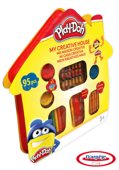 PLAY DOH radošais komplekts Man kreatīvā māja, CPDO089