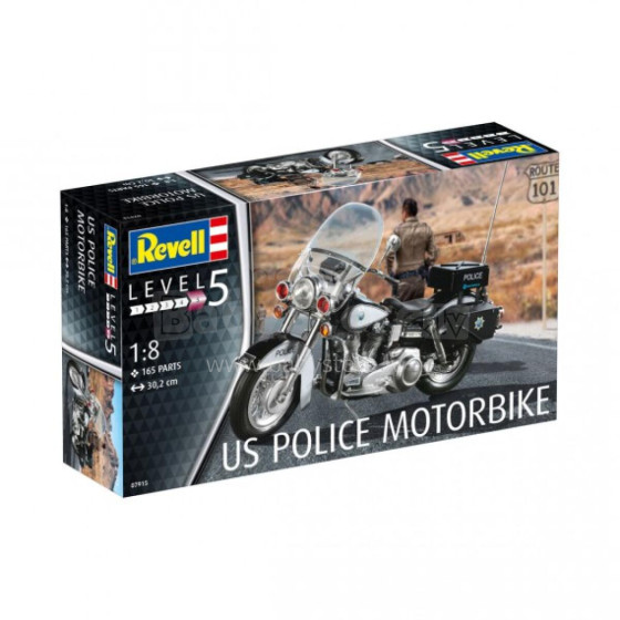 REVELL saliekams modelis US Police Motorbike, 7915