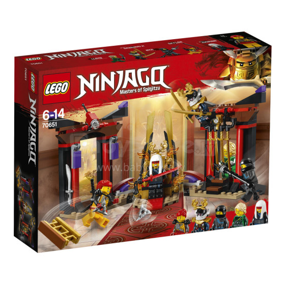 70651 LEGO® Ninjago Susirėmimas sosto menėje