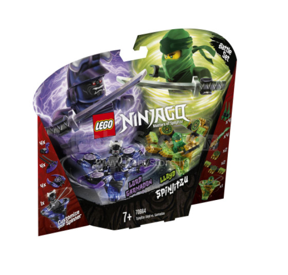 70664 LEGO® NINJAGO® Spinjitzu Lloyd pret Garmadon