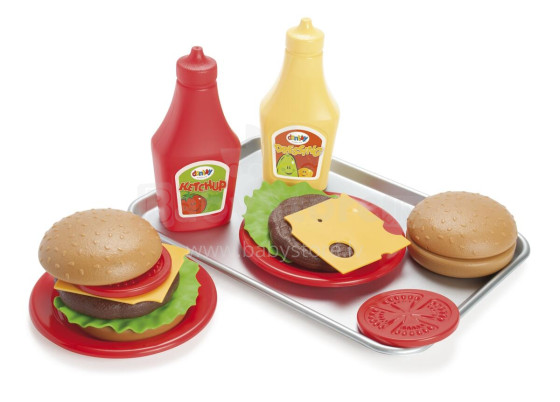 DANTOY burger set on tray, 4670