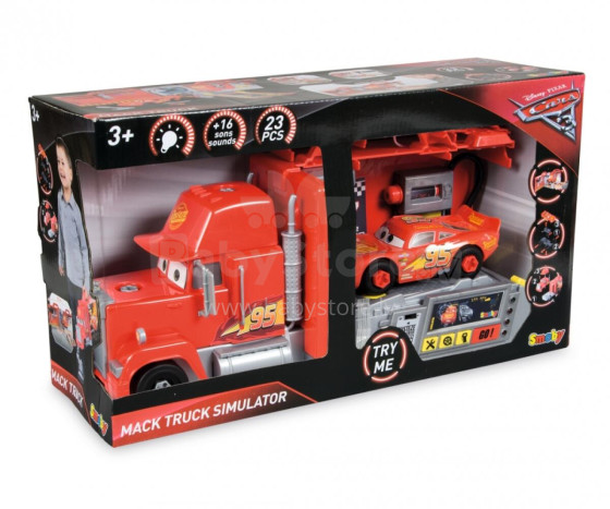 SMOBY sudedama mašina Cars Mack Truck, 7600360146