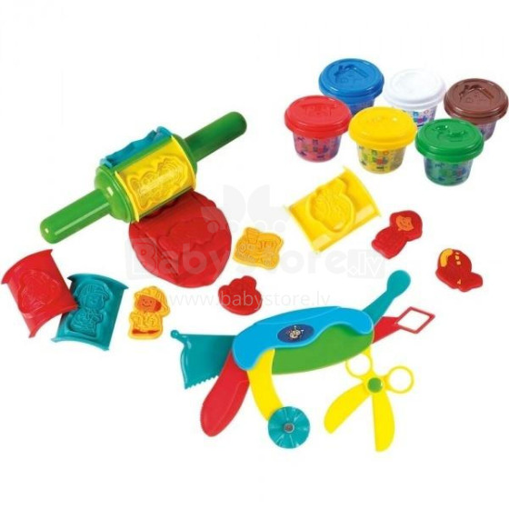 PLAYGO DOUGH  ROLL & SHAPE SUPER TOOLS, 8685