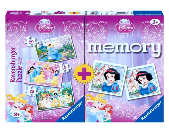 RAVENSBURGER puzzle and memory game Princess, 07228