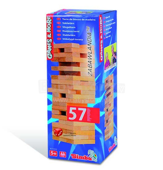 SIMBA Wooden Tumbling Tower, 106125033