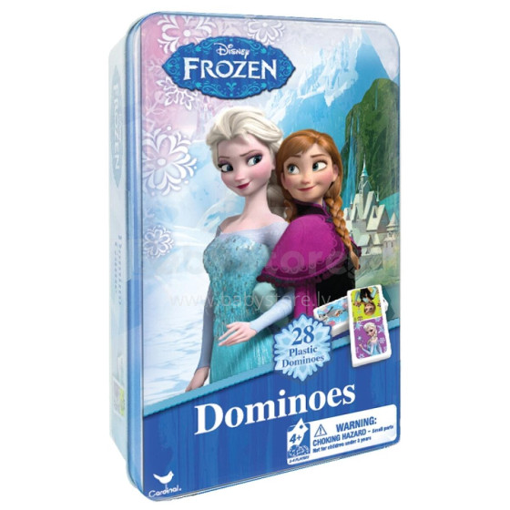 SPINMASTER GAMES domino in tin Frozen, 6033086