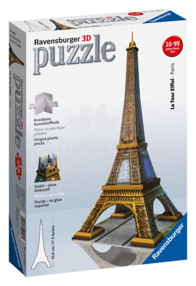 RAVENSBURGER 3D puzle Eiffel Tower 216gb., 12556