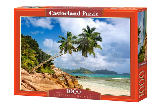 CASTORLAND puzzle Secret Beach, Seychelles, 1000 el.  C-103713-2