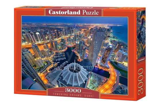 CASTORLAND puzzle Towering Dreams, Dubai, 3000 el.  C-300457-2