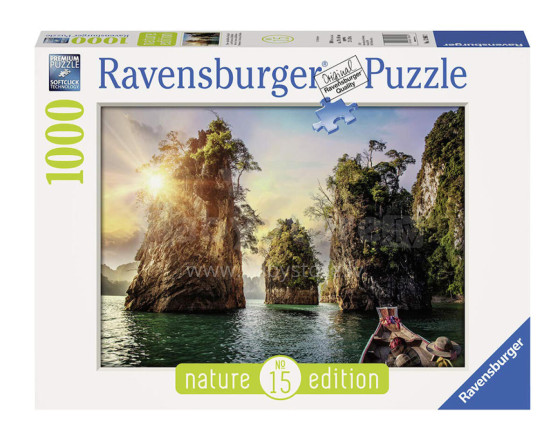 RAVENSBURGER dėlionė Trys uolos Cheow, Tailandas, 1000d., 13968