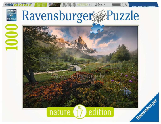 RAVENSBURGER dėlionė Prancūzijos alpės, 1000d., 15993