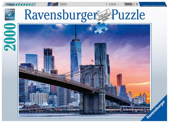 RAVENSBURGER puzle Ņujorkas horizonts, 2000gab., 16011