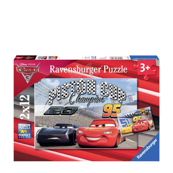 RAVENSBURGER dėlionė Cars 3 2x12vnt., 6093