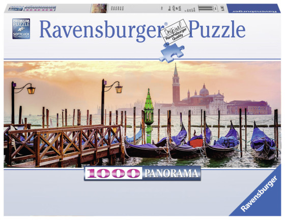 RAVENSBURGER puzle Gondolas in Venice 1000 pcs, 15082