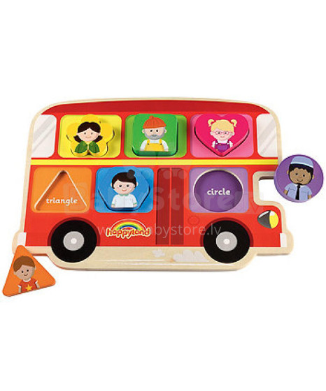 ELC Happyland Wooden Bus Puzzle, 145985