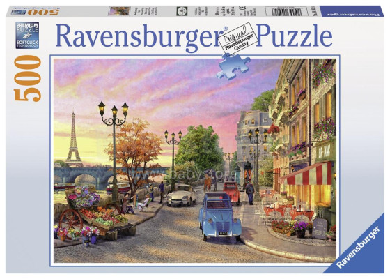 RAVENSBURGER dėlionė Paris Evening 500vnt, 14505