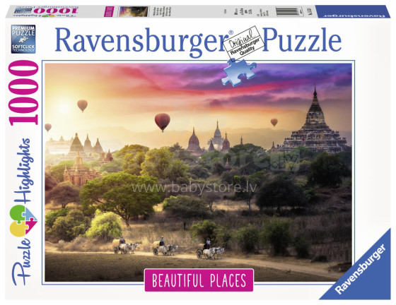 RAVENSBURGER dėlionė Myanmar 1000vnt, 15153