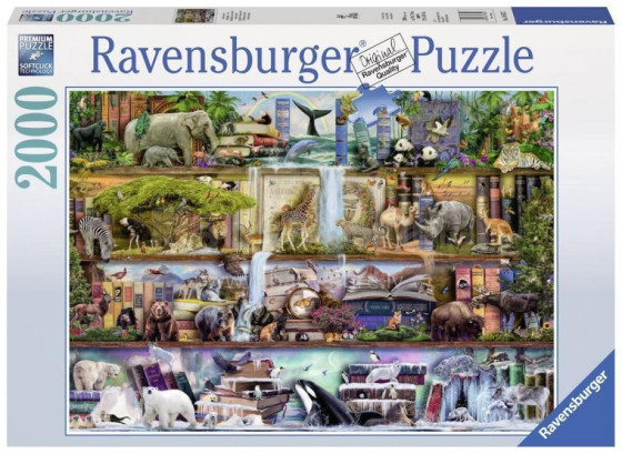 RAVENSBURGER puzle Wild Kinedom Shelves 2000p, 16652