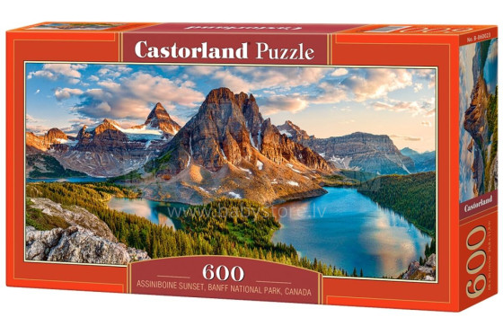 CASTORLAND puzzle Assiniboine Sunset, Banff National Park, Canada, 600 el.  B-060023