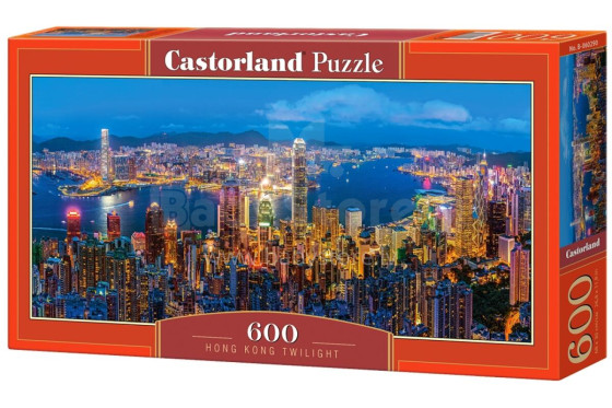 CASTORLAND puzzle Hongkong Twilight, 600 el.  B-060290