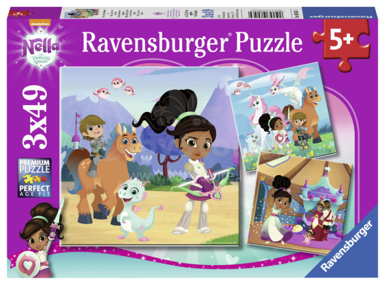 RAVENSBURGER dėlionė Princesė Nela, 3x49 d., 8056