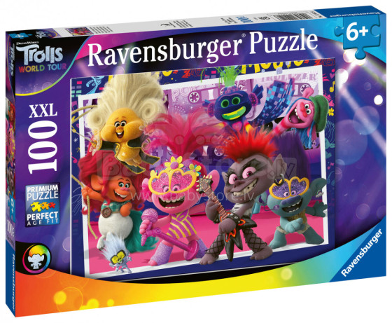 RAVENSBURGER pussel Trolls 2, 100st., 12912