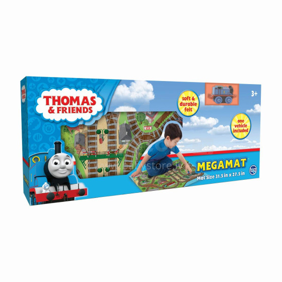 TCG spēļu paklājiņš ar transportlīdzekļu celiņiem Thomas & Friends Felt, 73704