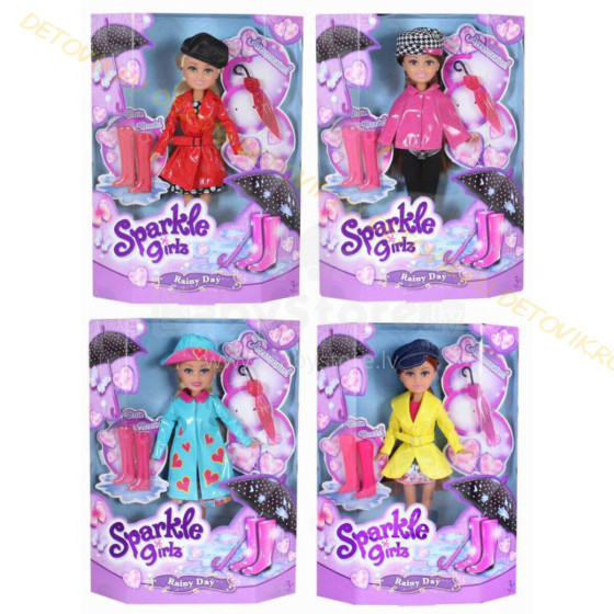 SPARKLE GIRLZ lėlė Fashion rainy day, 24075