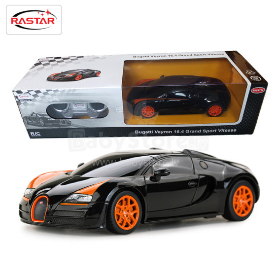 RASTAR automodelis valdomas RC 1:14 Bugatti, 70460