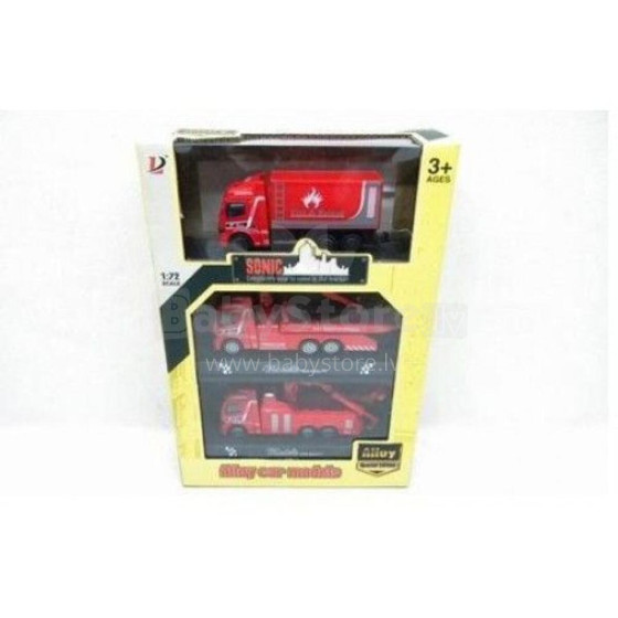 Gaisrininkų automobilis Alloy 1:72 3in1, 123004623/1112I039/8358-21