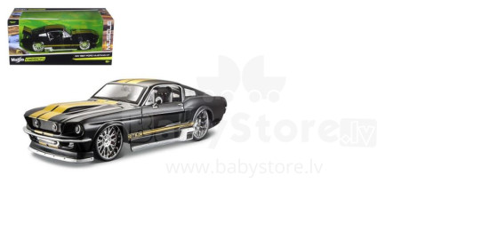 MAISTO Die Cast Des. Classic Muscle 1967 Ford Mustang GT auto1:24, 31094